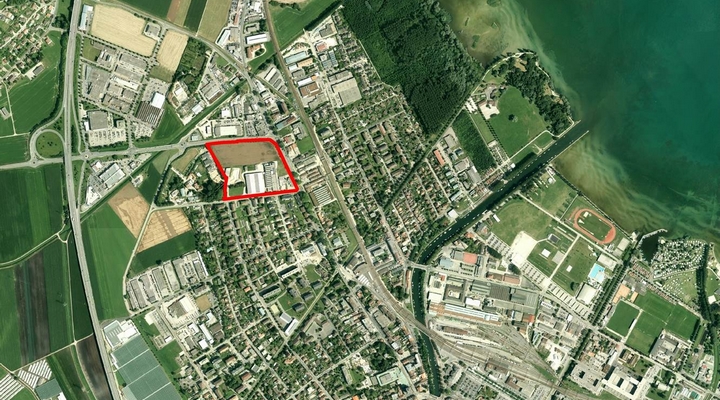 Orthophoto du site Verdan d'Yverdon-les-Bains